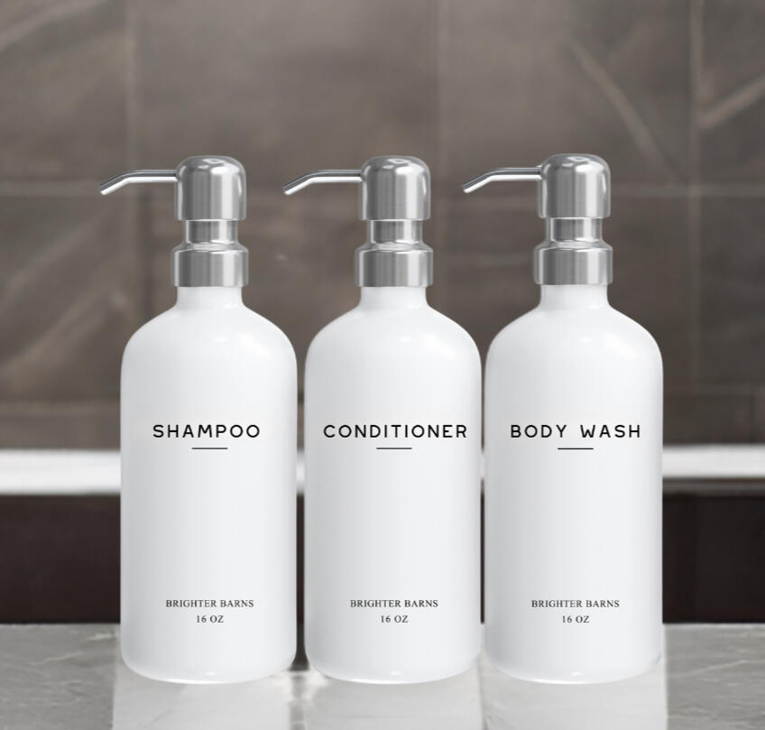 Silver Signature Shower Dispenser