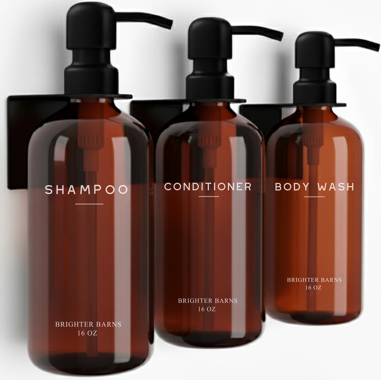 Amber Modern Wall Mounted Shower Dispenser