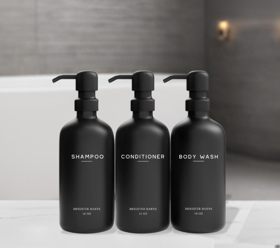 Black Signature Shower Dispenser