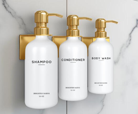 Gold Wall Mounted Modern Shower Dispenser