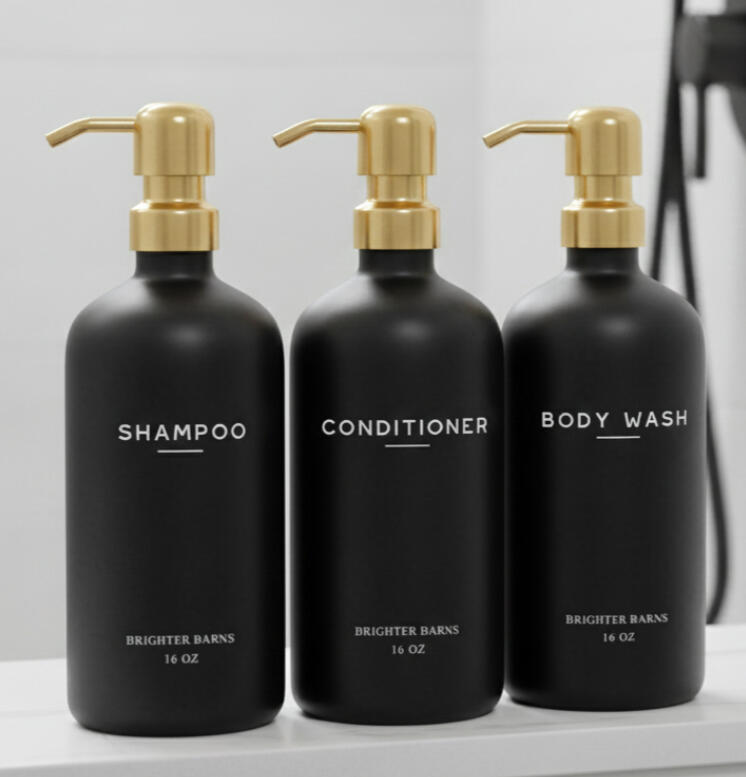 Black Gold Signature Shower Dispenser