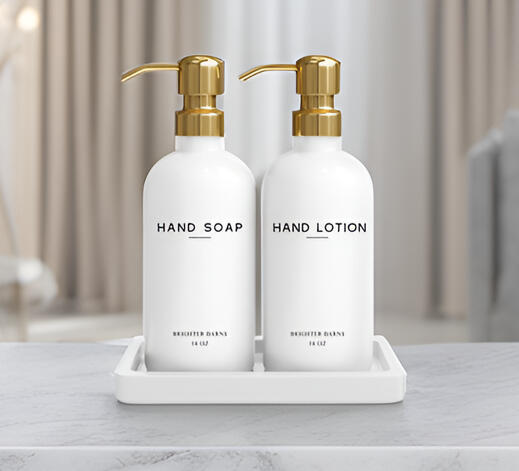 Modern Bathroom Soap Dispensers (Gold) Modern Bathroom Soap Dispensers (Gold)