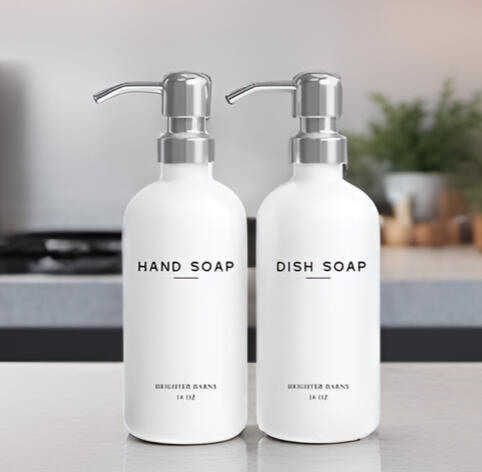 White/Silver Signature Kitchen Soap Dispensers White/Silver Signature Kitchen Soap Dispensers