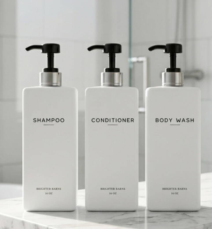Black Silver White Soho Shower Dispensers