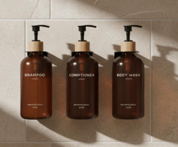 Amber Boho Wall Mounted Shower Dispenser