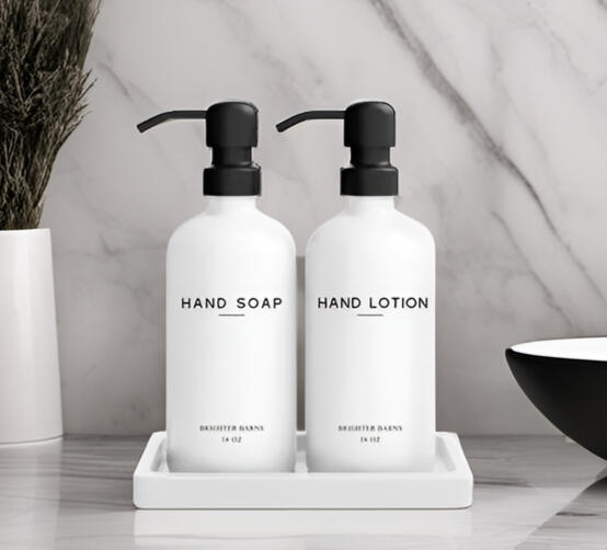 Modern Bathroom Soap Dispensers (White) Modern Bathroom Soap Dispensers (White)