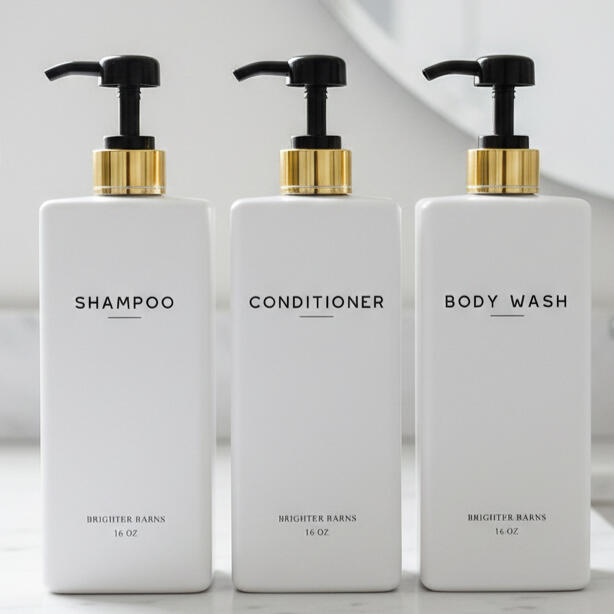 Black Gold White Soho Shower Dispenser