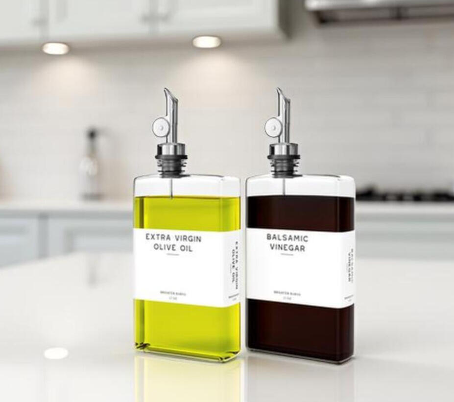 Clear Oil and Vinegar Dispenser