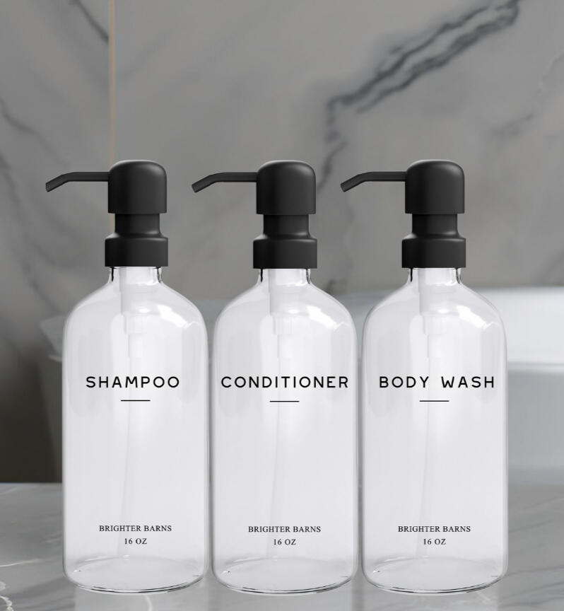 Clear Signature Shower Dispenser