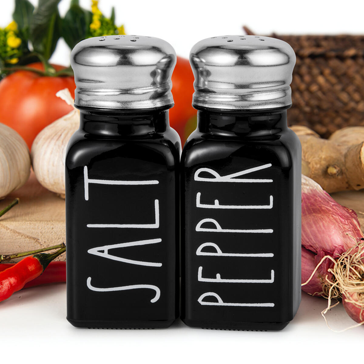 Salt & Pepper Shakers (Midnight Black) Salt & Pepper Shakers (Midnight Black)