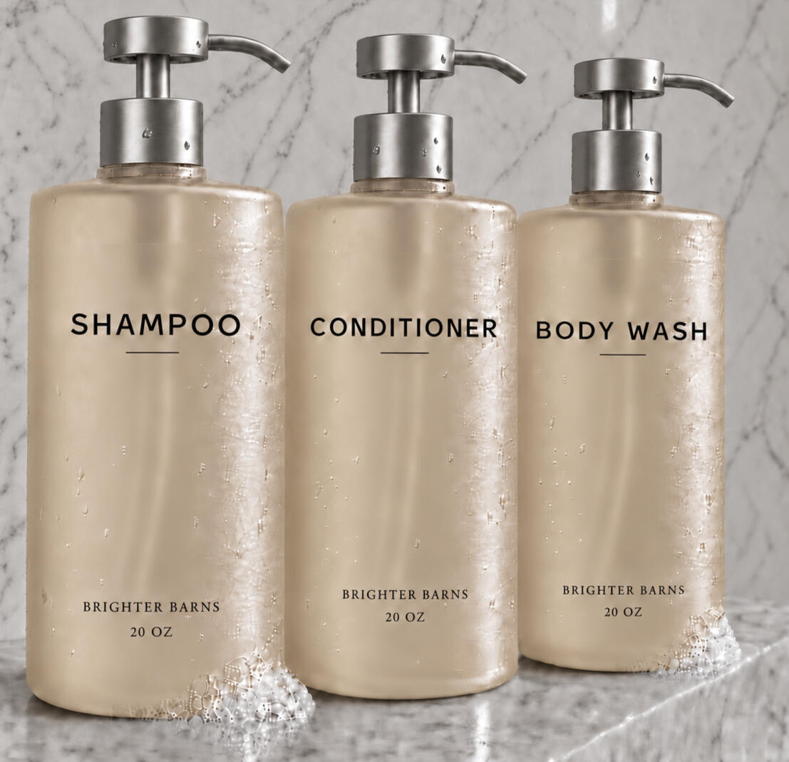 Cream/Silver Valencia Shower Dispensers Cream/Silver Valencia Shower Dispensers